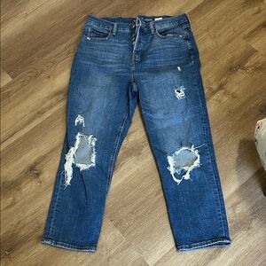 Old Navy Distressed Blue Jeans